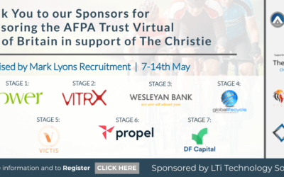 AFPA Trust Tour of Britain 7-13th May 2021